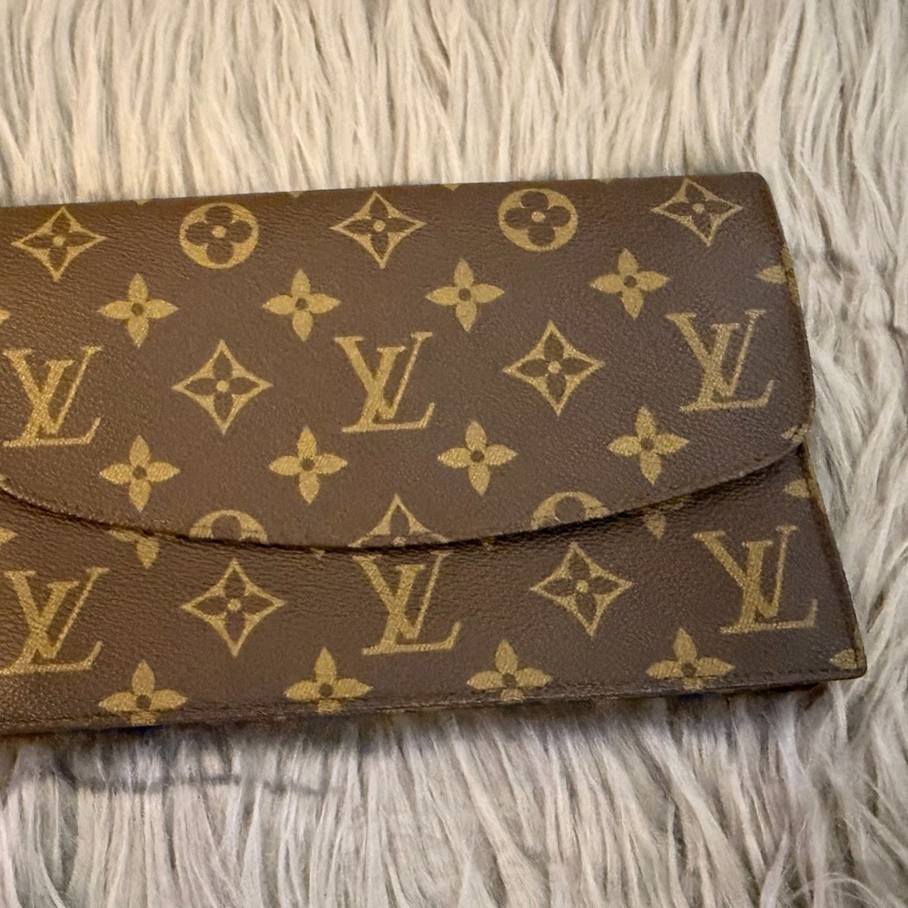 VINTAGE 1991 Louis Vuitton Monogram Pochette Rabat 23 Clutch